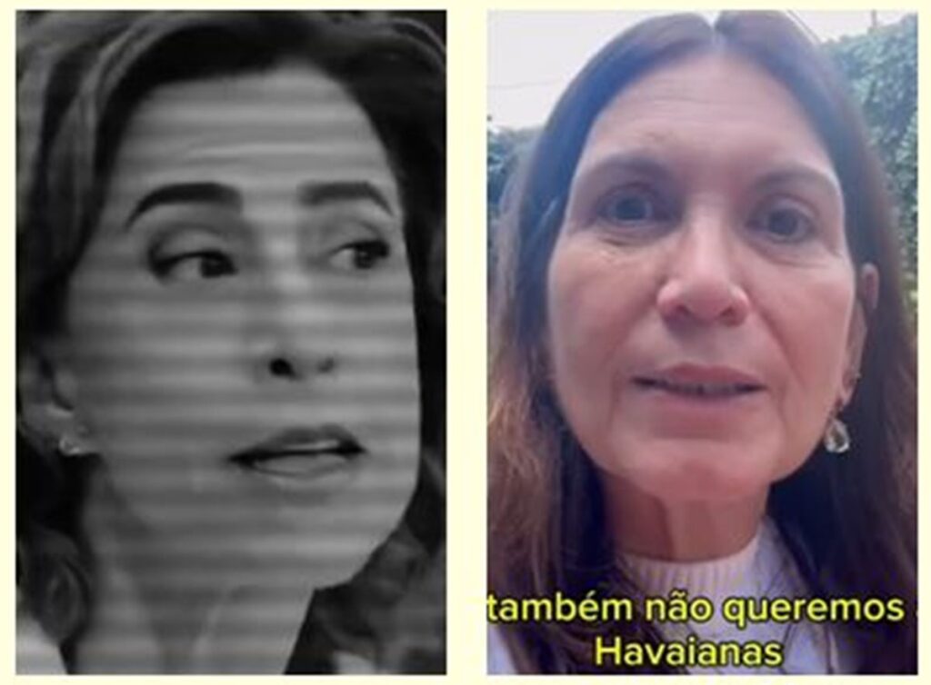 havaianas:-bia-kicis-reage-a-propaganda-e-joga-chinelo-no-lixo