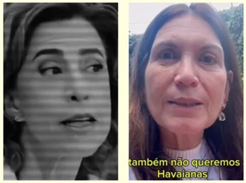 havaianas:-bia-kicis-reage-a-propaganda-e-joga-chinelo-no-lixo