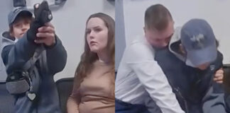 homem-tenta-atirar-contra-policial-em-mercado-nos-eua,-mas-arma-falha