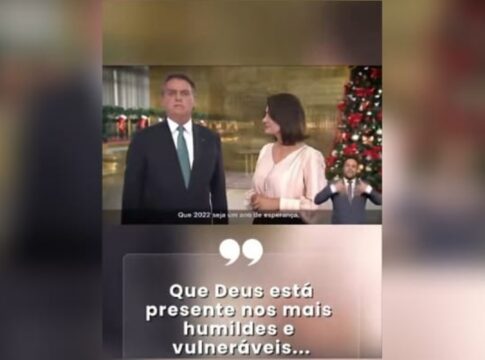 com-bolsonaro-internado,-michelle-posta-mensagens-de-natal:-“tradicao”