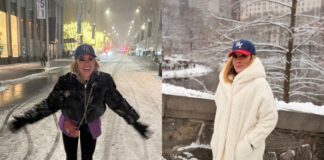 vivi-fernandez-passa-natal-em-nova-york-durante-nevasca-historica