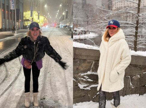 vivi-fernandez-passa-natal-em-nova-york-durante-nevasca-historica