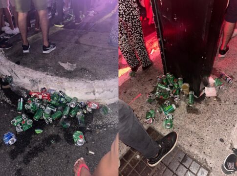 reveillon-na-paulista:-equipe-de-limpeza-reclama-da-falta-de-lixeiras