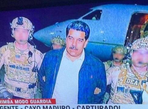 nikolas-e-eduardo-bolsonaro-publicam-foto-que-seria-de-maduro-preso