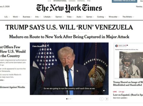 ataque-de-trump-a-venezuela-e-ilegal-e-imprudente,-diz-new-york-times