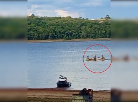 video-mostra-jovem-desaparecido-minutos-antes-de-caiaque-virar-em-lago