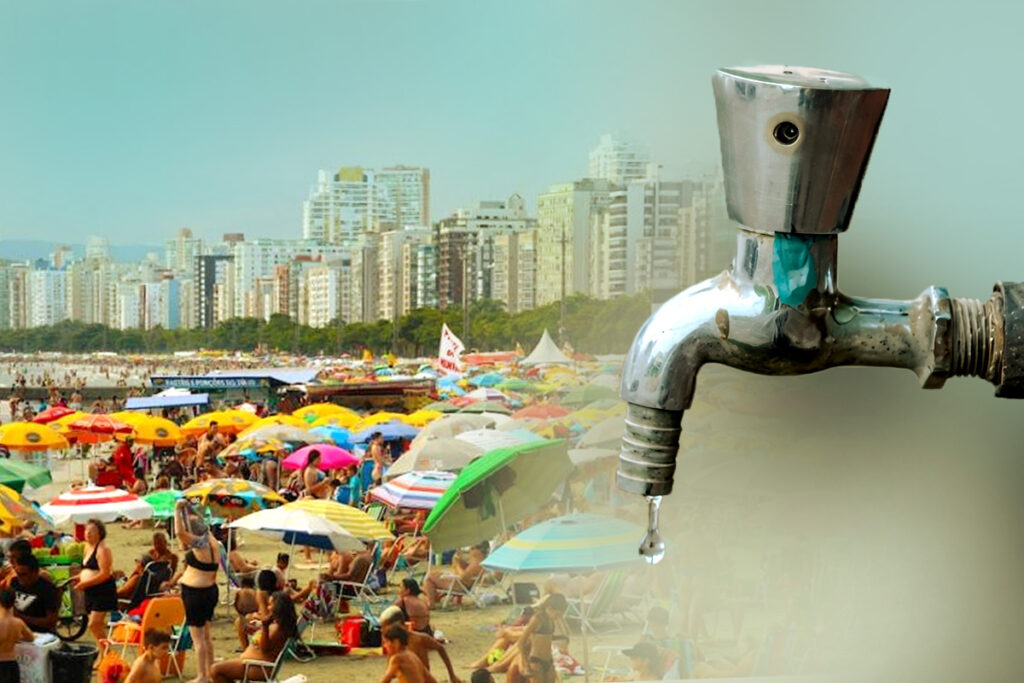 litoral-enfrenta-ate-7-dias-sem-agua-na-alta-temporada:-“palhacada”.-veja-video