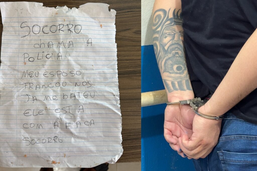 “esta-com-faca”:-mulher-denuncia-sequestro-em-bilhete-e-e-resgatada.-veja-video