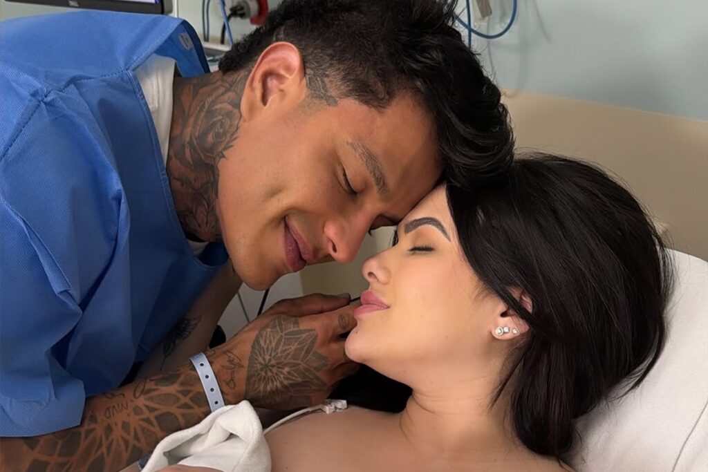 nasce-ben,-primeiro-filho-de-emily-garcia-e-victor-igoh,-nos-eua