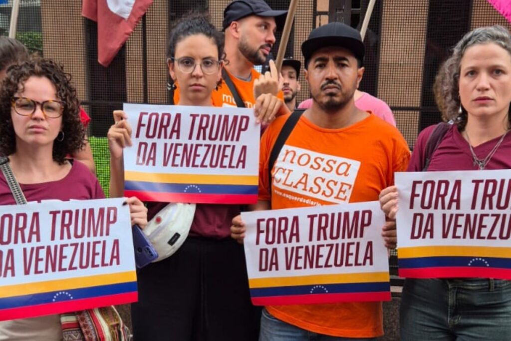 sp:-esquerda-faz-ato-em-consulado-dos-eua-contra-sequestro-de-maduro