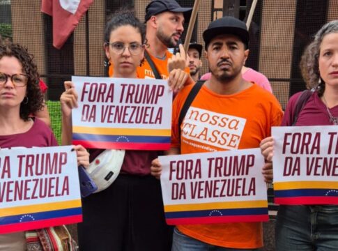 sp:-esquerda-faz-ato-em-consulado-dos-eua-contra-sequestro-de-maduro