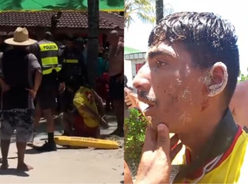 salva-vidas-e-agredido,-algemado-e-denuncia-racismo-apos-briga-na-praia.-video