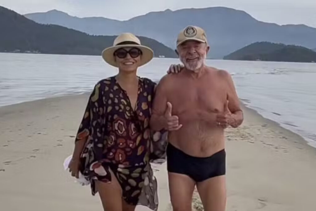 janja-mostra-lula-de-sunga-durante-ferias:-“recarregamos-as-energias”.-veja-video