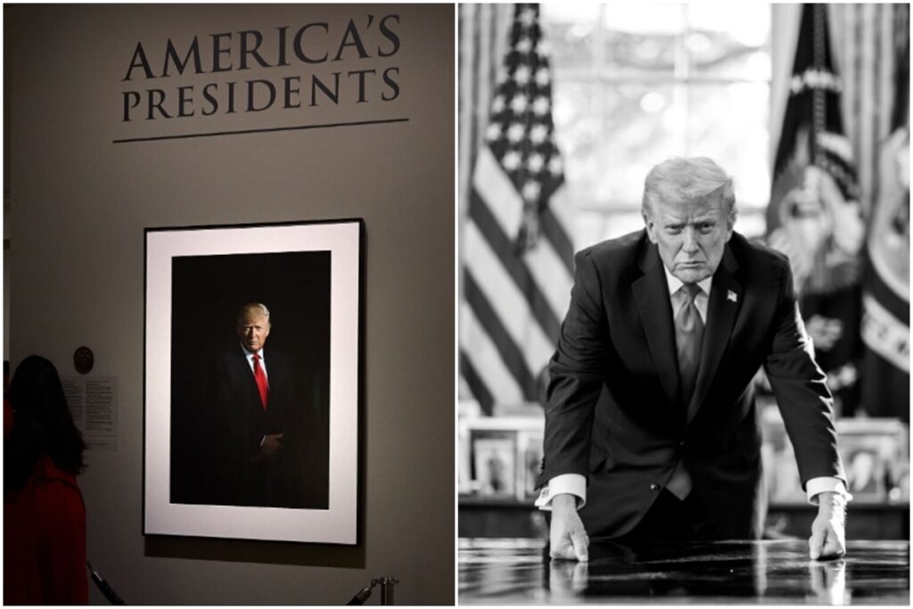 galeria-nacional-troca-foto-de-trump-e-tira-placa-sobre-ataque-ao-capitolio