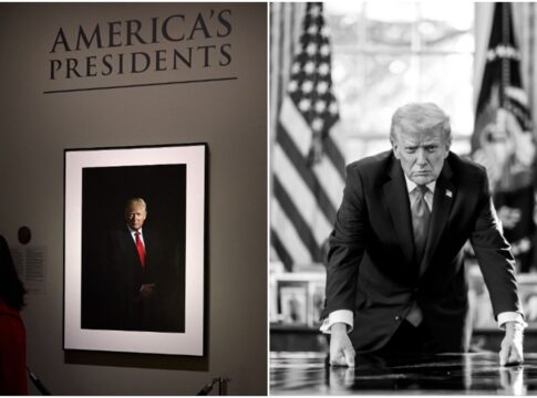 galeria-nacional-troca-foto-de-trump-e-tira-placa-sobre-ataque-ao-capitolio