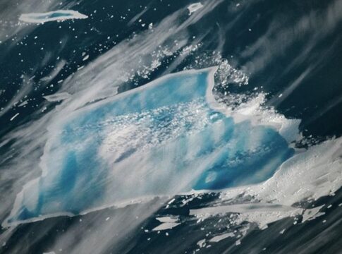 azul-vibrante:-maior-iceberg-do-mundo-deve-derreter-inteiro-ate-marco