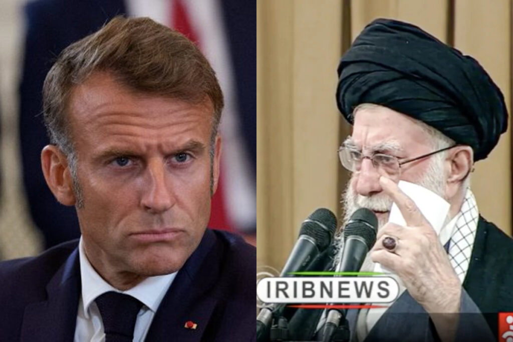 macron-condena-violencia-do-regime-iraniano-e-apoia-manifestantes