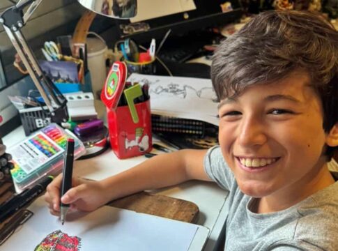 gudraws:-garoto-de-11-anos-usa-apenas-observacao-para-criar-personagens.-veja-video