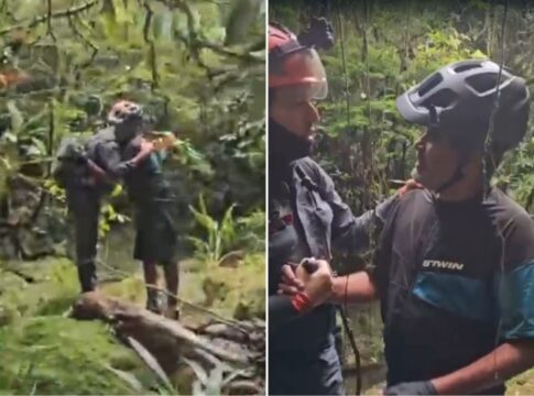 veja-momento-em-que-ciclistas-perdidos-sao-resgatados-por-bombeiros.-video