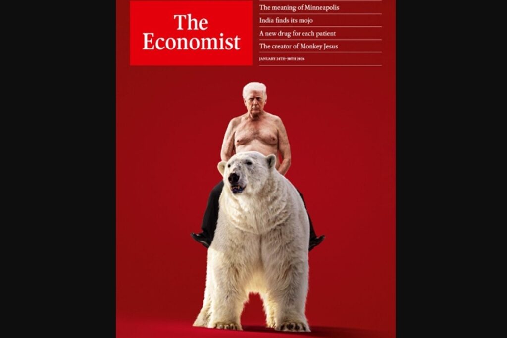 the-economist-publica-capa-com-trump-sem-camisa-montado-em-urso-polar