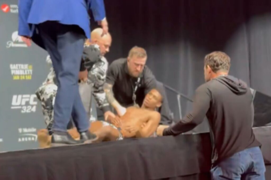 ufc-324:-lutador-desmaia-durante-a-pesagem-para-1o-evento-do-ano.-veja-video