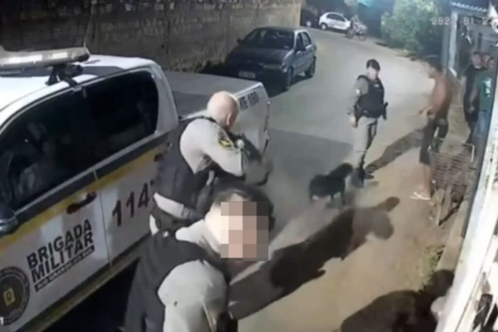 apos-cao-orelha,-cachorro-comunitario-e-baleado-por-pm-no-rs