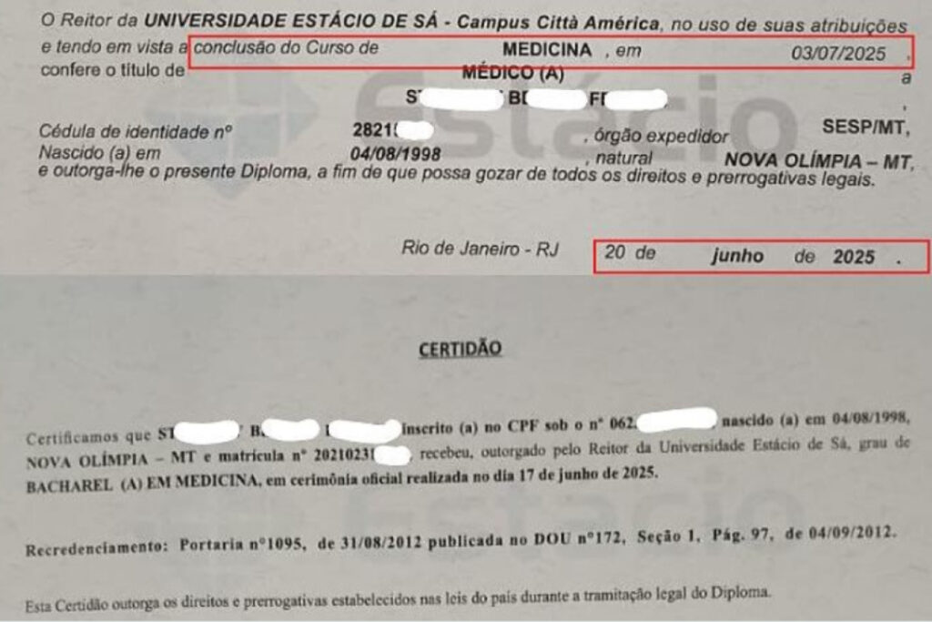irmas-sao-presas-ao-tentar-registrar-diplomas-falsos-de-medicina-em-mt