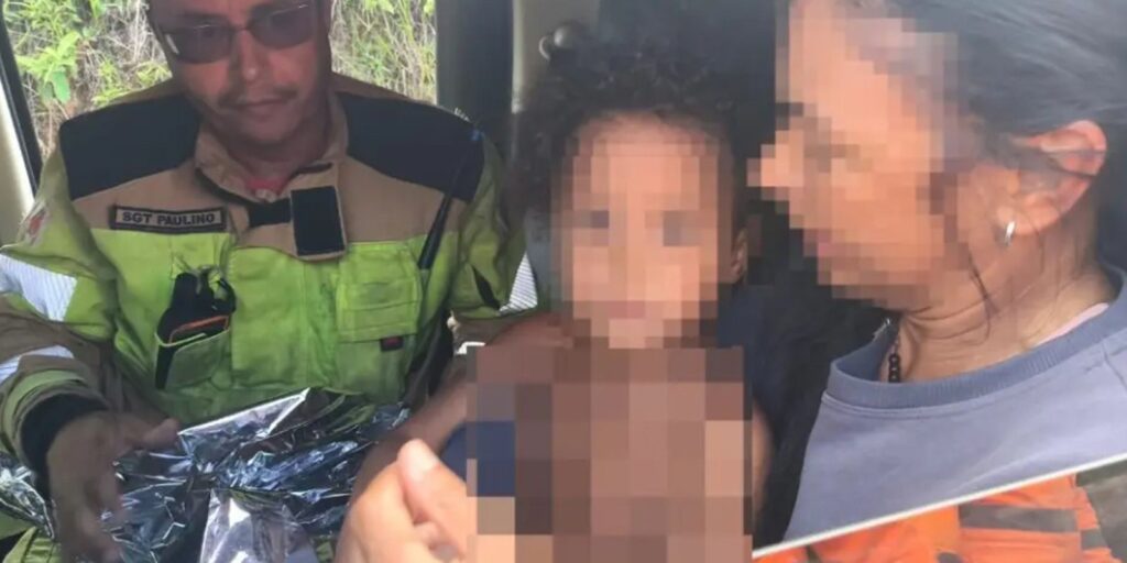 Menina de 4 anos que desapareceu em região de mata é encontrada em MG menina-de-4-anos-que-desapareceu-em-regiao-de-mata-e-encontrada-em-mg