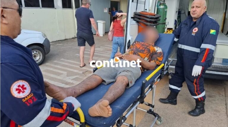 Homem recebe “disciplina” imposta por organização criminosa e é socorrido pelo Samu em Rio Branco