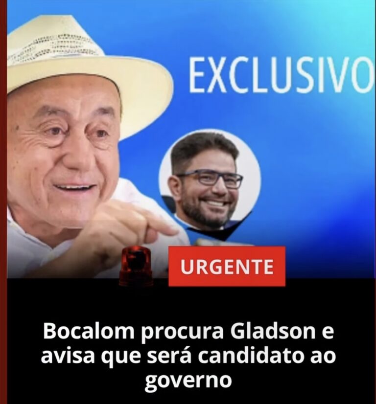 Bocalom procura Gladson e avisa que será candidato ao governo