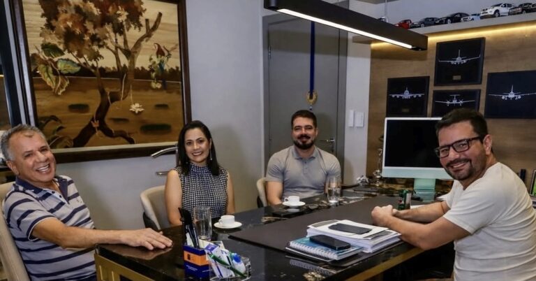 Gladson Cameli e Mailza Assis reforçam aliança com   Vagner Sales em diálogo entre Progressistas e MDB