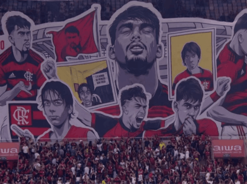 torcida-do-flamengo-faz-mosaico-em-homenagem-a-lucas-paqueta;-veja