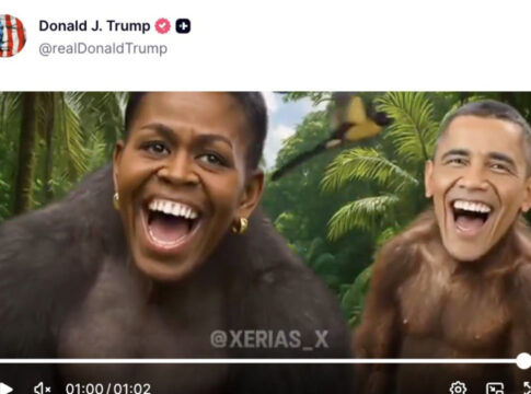trump-retrata-casal-obama-como-macacos-em-post-sobre-fraude-eleitoral.-veja-video