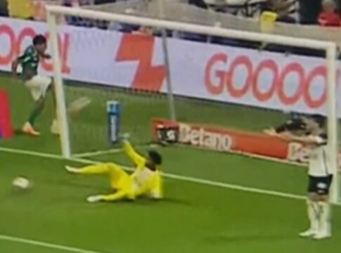 jogador-do-palmeiras-acerta-bolada-na-cara-de-torcedor-do-corinthians.-assista