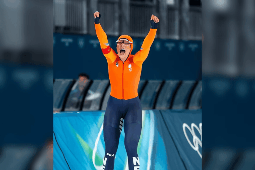 holandesa-conquista-ouro,-bate-recorde-olimpico-e-faz-jake-paul-chorar