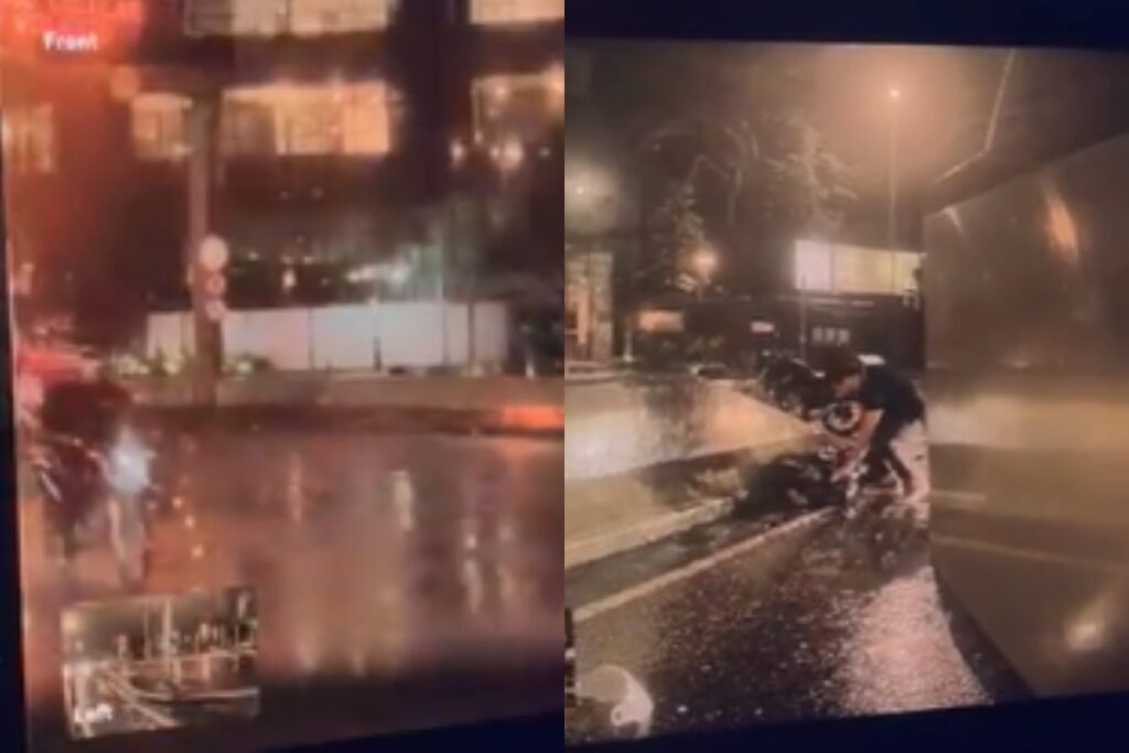 tesla-de-influencer-filmou-momento-de-acidente-com-motociclista.-veja-video