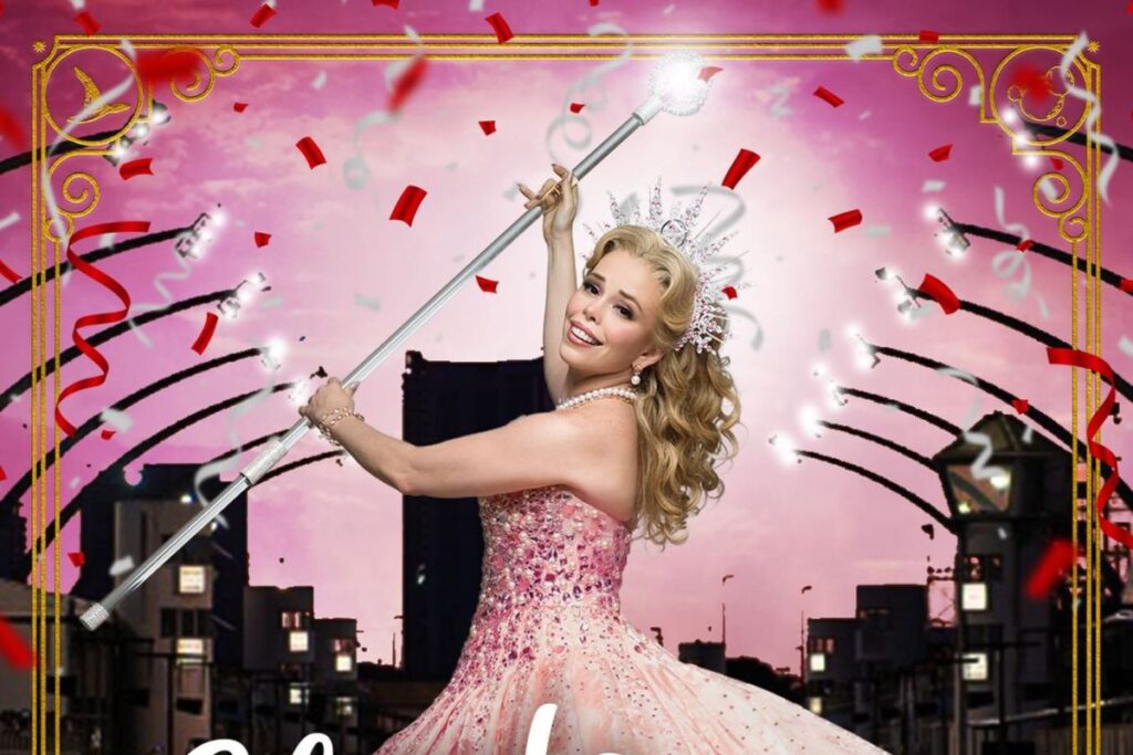 carnaval-de-sp:-atriz-de-wicked-leva-bruxa-glinda-ao-sambodromo