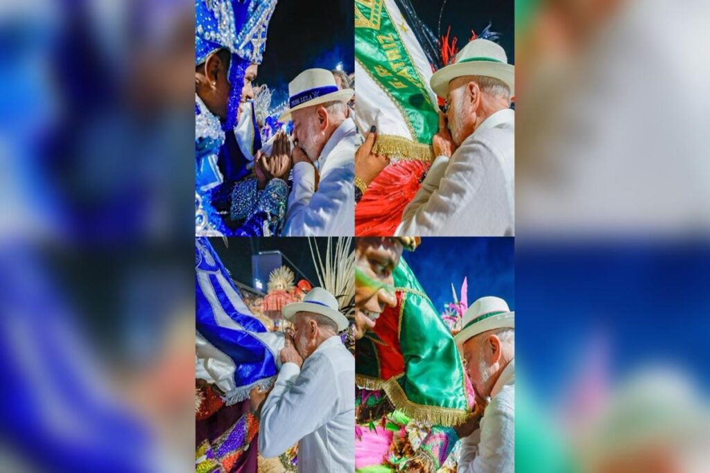 alvo-da-oposicao,-lula-publica-fotos-com-quatro-escolas-que-desfilaram-na-sapucai