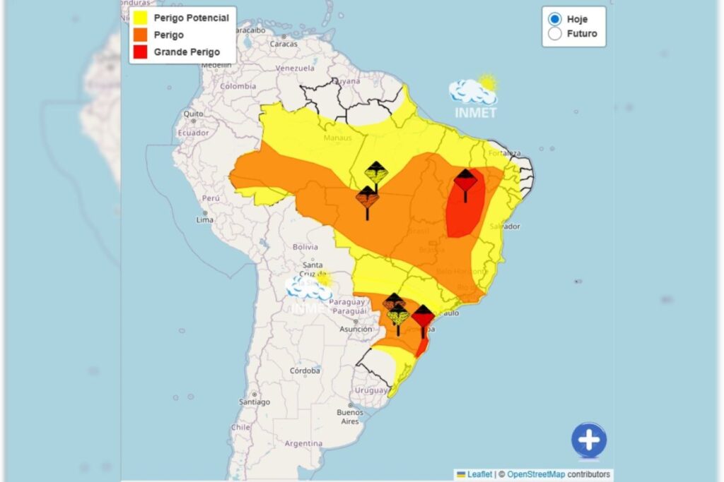 final-de-semana-tem-alerta-vermelho-de-chuva-para-2-regioes-do-pais