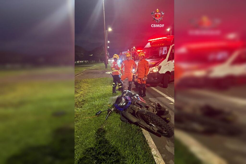 homem-morre-apos-ser-atropelado-por-moto-no-eixao-sul,-em-brasilia
