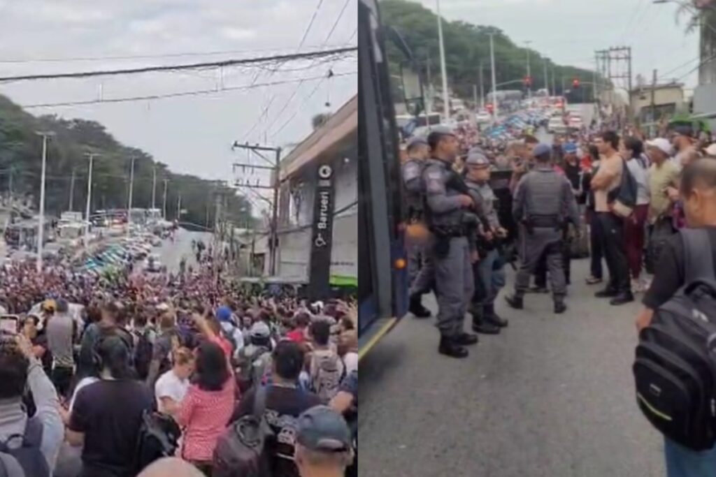 multidao-toma-ruas-e-pm-e-acionada-apos-falha-na-linha-8-diamante.-veja-video