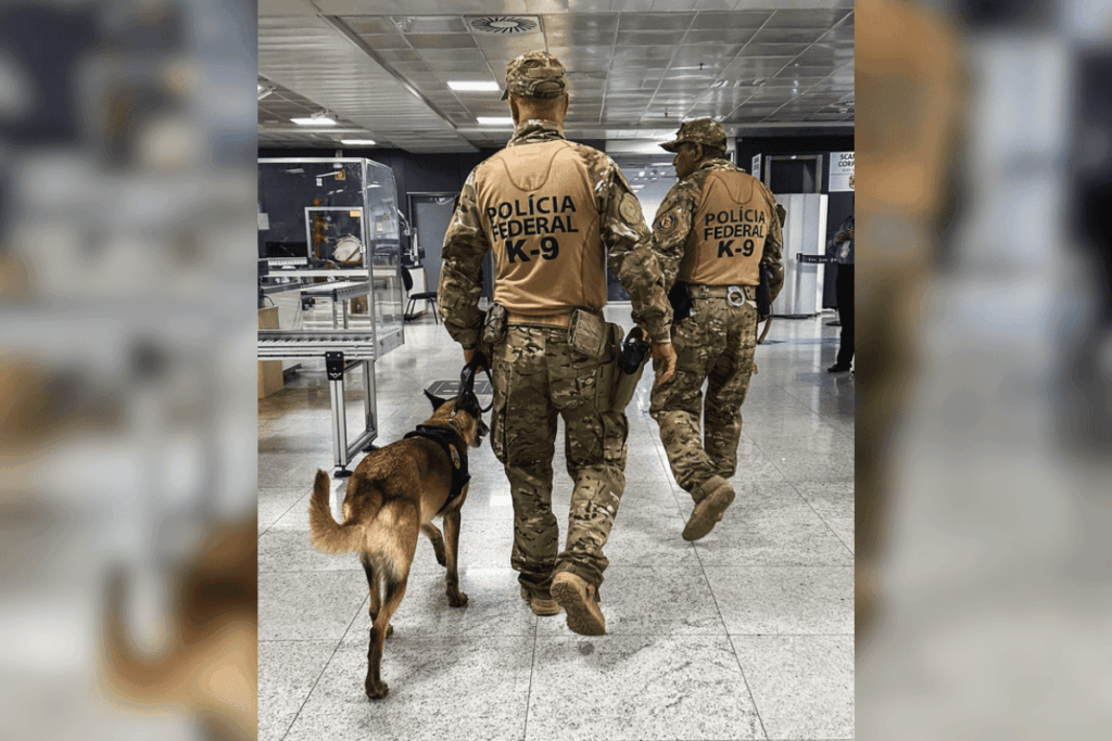 pf-prende-estrangeiro-com-drogas-em-mala-e-3-foragidos-em-aeroporto