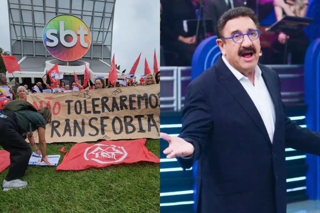 “nao-vamos-tolerar”,-diz-mtst-em-acao-contra-ratinho-na-sede-do-sbt.-video