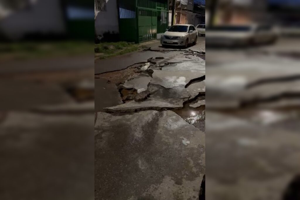 vias-esburacadas-e-carro-engolido:-chuvas-causam-estragos-em-ceilandia.-veja-video