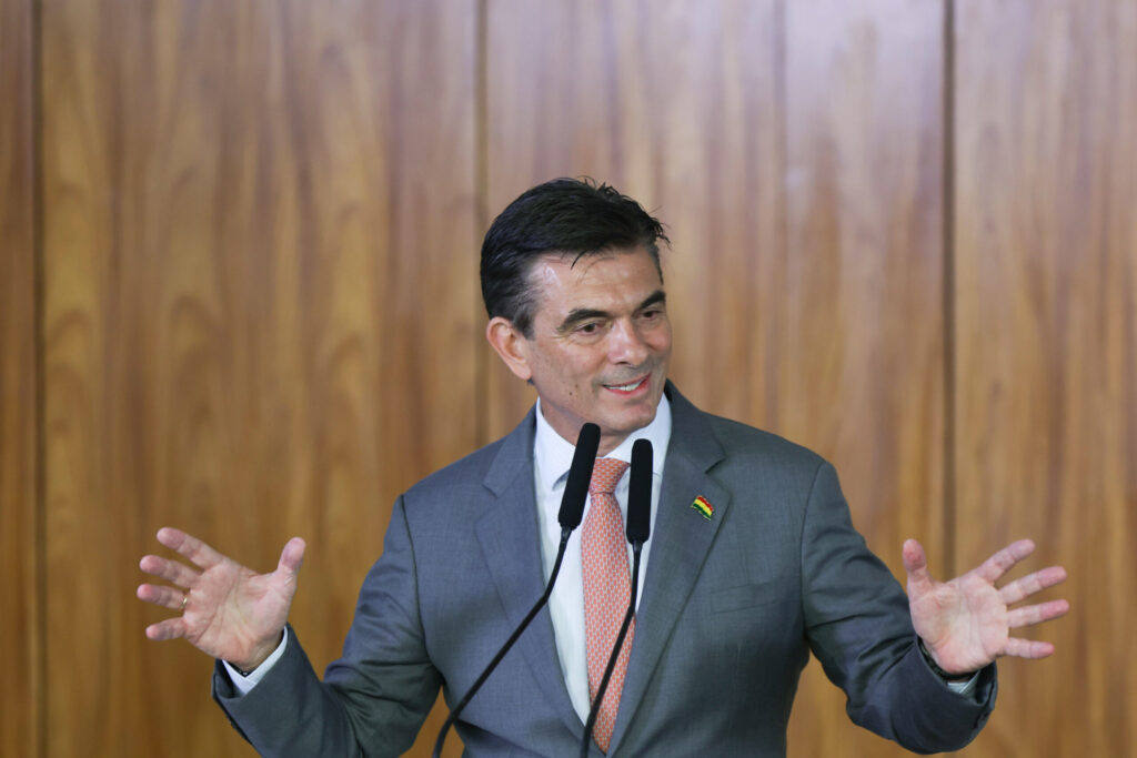 rodrigo-paz,-presidente-da-bolivia,-diz-que-brasil-exporta-violencia