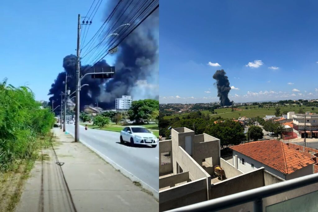ceu-preto:-vazamento-em-caminhao-tanque-provoca-incendio-em-sorocaba.-video