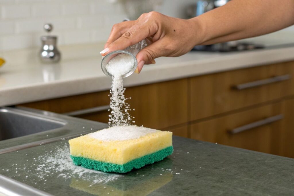 sal-grosso-na-esponja-de-lavar-louca:-a-ciencia-por-tras-do-truque