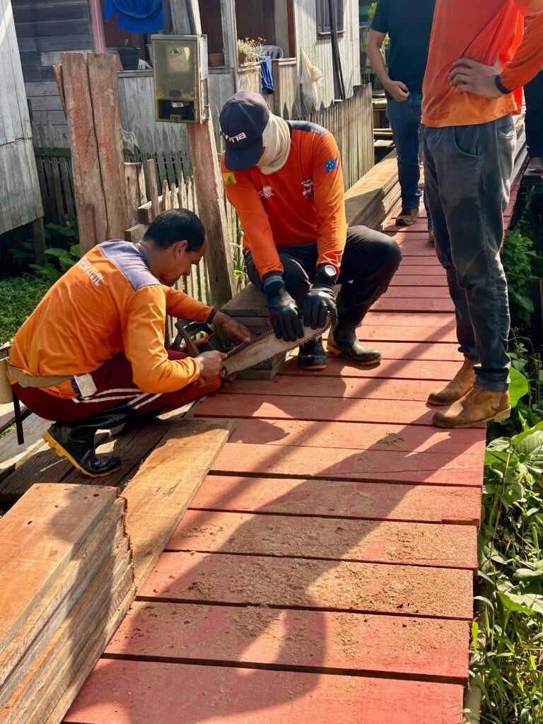 Prefeitura de Cruzeiro do Sul constrói trapiche de mais de 300 metros no bairro da Várzea