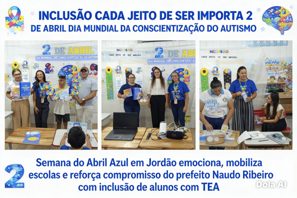Semana do Abril Azul em Jordão emociona, mobiliza escolas e reforça compromisso do prefeito Naudo Ribeiro com inclusão de alunos com TEA