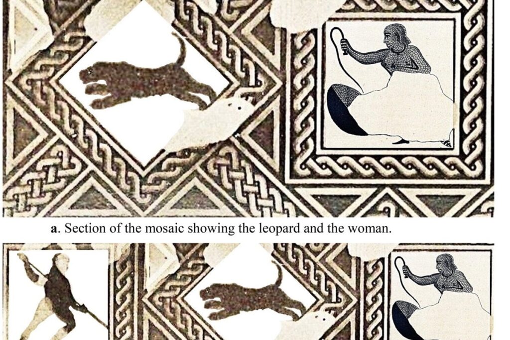 mosaico-e-a-1a-prova-que-mulheres-lutavam-contra-feras-na-roma-antiga